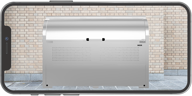 ARサービスを使用している画面の画像